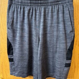 Tek Gear Boys Charcoal and Black Athletic Shorts